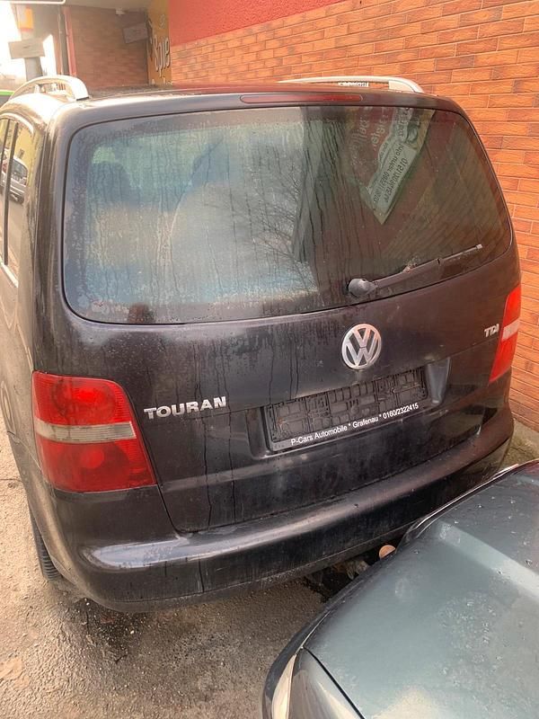 Gebraucht VW Touran 136 PS (100 kW) 2003 Schwarz Van / Kleinbus