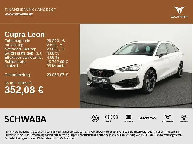 Gebraucht Cupra Leon 150 PS (110 kW) 2024 Weiß Kombi