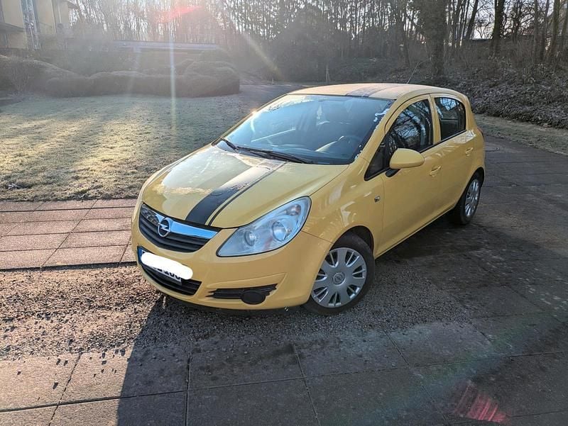 Gelb Gebraucht 2008 Opel Corsa Kleinwagen | 4.490 € (Fairer Preis) - Bild 1/4