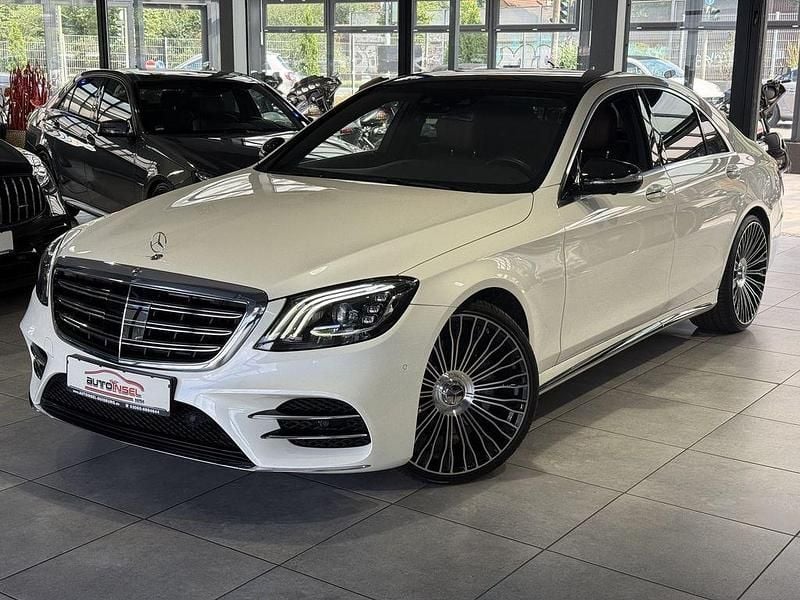 Diamantweiss lack Gebraucht 2020 Mercedes S400 AMG line Limousine | 59.850 € - Bild 1/4