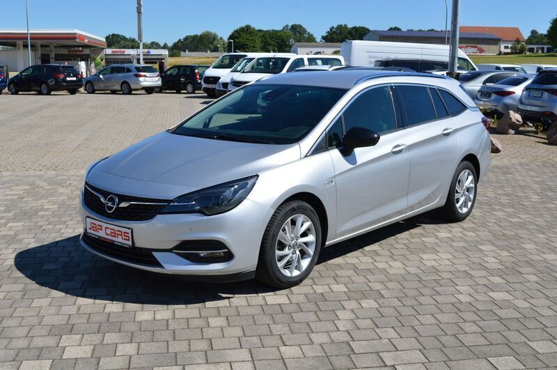 Silber Gebraucht 2022 Opel Astra Elegance Kombi | 14.990 € (Guter Preis) - Bild 1/4