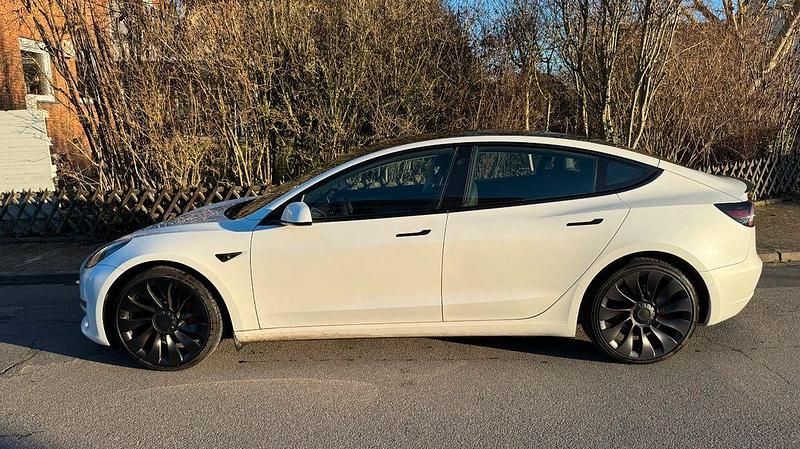 Gebraucht Tesla Model 3 Performance 377 kW (513 PS) 2021 Weiß Limousine