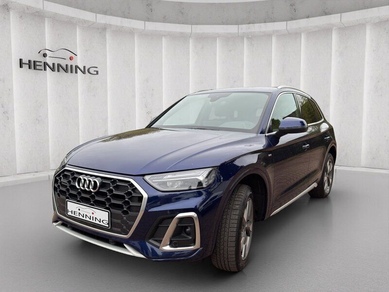 Blau Gebraucht 2021 Audi Q5 S-Line SUV | 33.880 € (Fairer Preis) - Bild 1/4