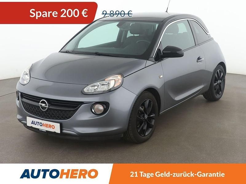 Grau Gebraucht 2018 Opel Adam Unlimited Kleinwagen | 9.690 € (Fairer Preis) - Bild 1/3