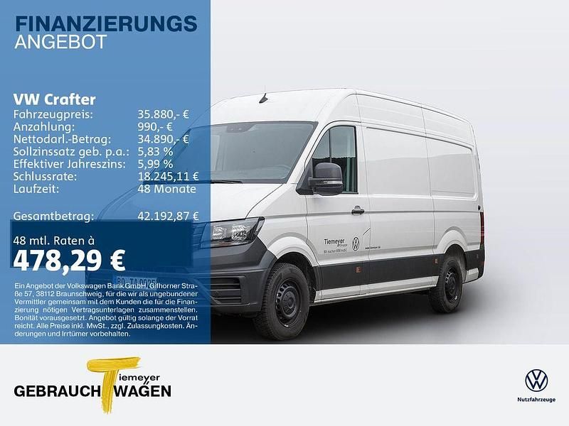 Weiß Gebraucht 2024 VW Crafter Van | 35.880 € (Guter Preis) - Bild 1/4