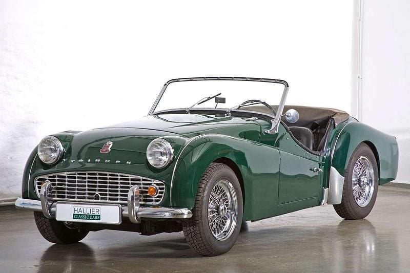 Gebraucht Triumph TR3 90 PS (66 kW) 1959 British racing green Cabrio