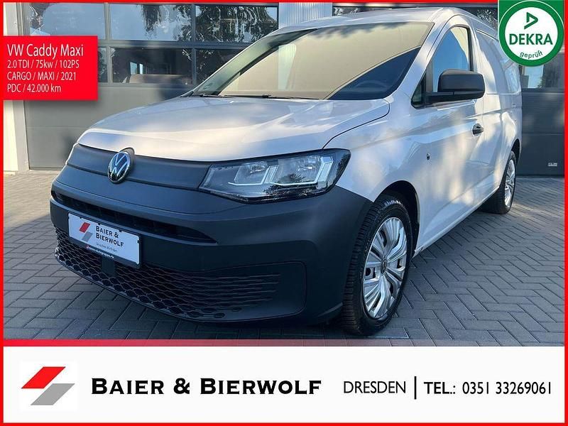 Gebraucht VW Caddy Maxi 102 PS (75 kW) 2021 Weiß Van / Kleinbus