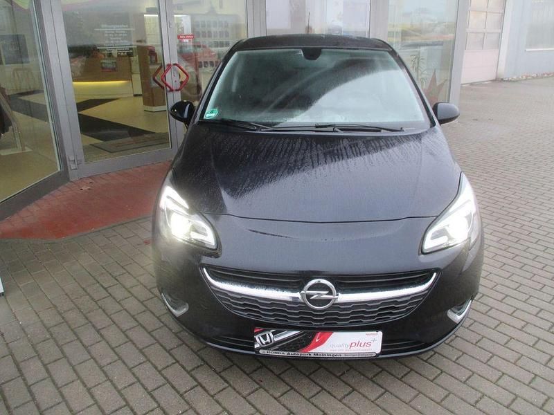 Gebraucht Opel Corsa Innovation 101 PS (74 kW) 2018 Tiefseeblau/darkmoon blue Kleinwagen