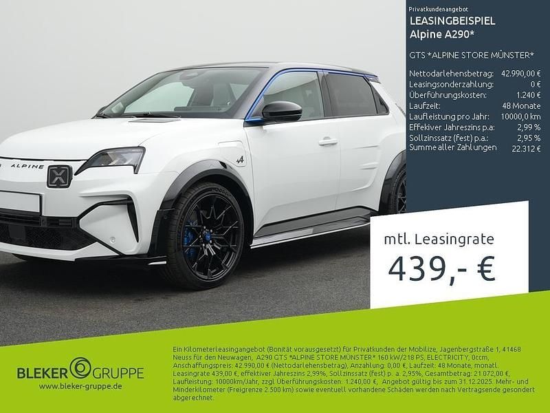 Perlmuttweiß,dach schwarz Neu 2025 Alpine A290 Kleinwagen | 42.990 € (Fairer Preis) - Bild 1/3