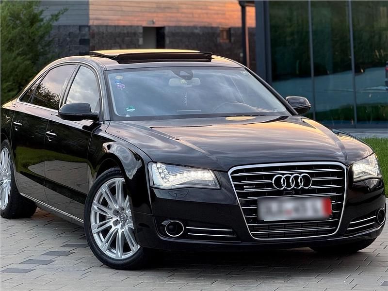 Schwarz Gebraucht 2013 Audi A8L Ambiente Limousine | 17.850 € (Superpreis) - Bild 1/4