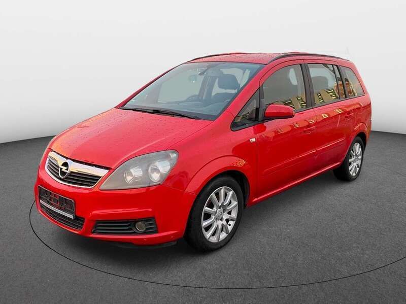 Gebraucht Opel Zafira Catch Me 150 PS (110 kW) 2007 Magma rot (b) Van / Kleinbus