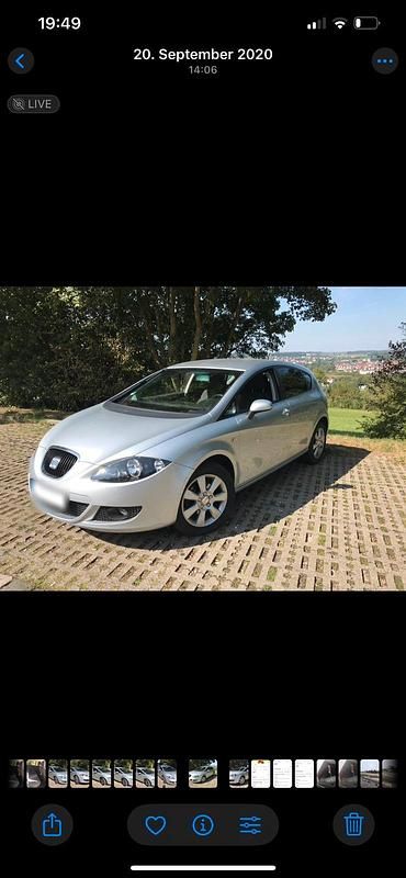 Gebraucht Seat Leon 102 PS (75 kW) 2008 Silber Kleinwagen