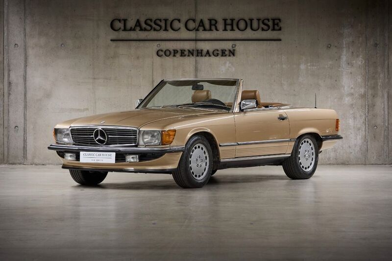 Braun Gebraucht 1987 Mercedes SL300 Cabrio | 40.000 € - Bild 1/4