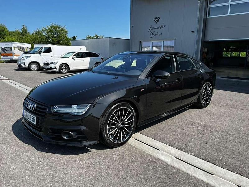 Schwarz Gebraucht 2016 Audi A7 Sportback Black Edition Kleinwagen | 21.900 € (Fairer Preis) - Bild 1/4