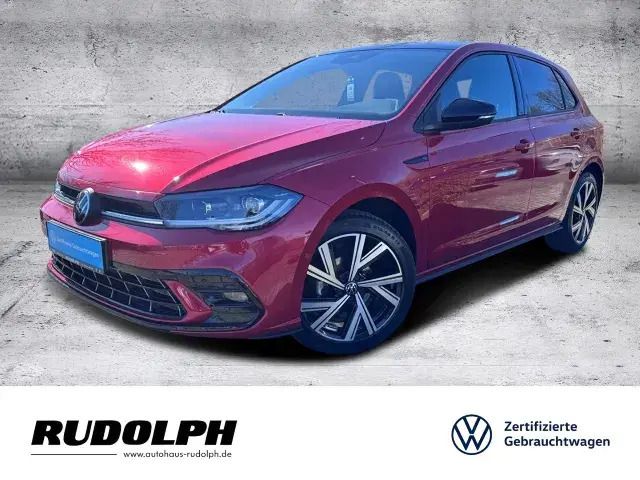 Rot Gebraucht 2024 VW Polo R-line Kleinwagen | 24.270 € (Fairer Preis) - Bild 1/4