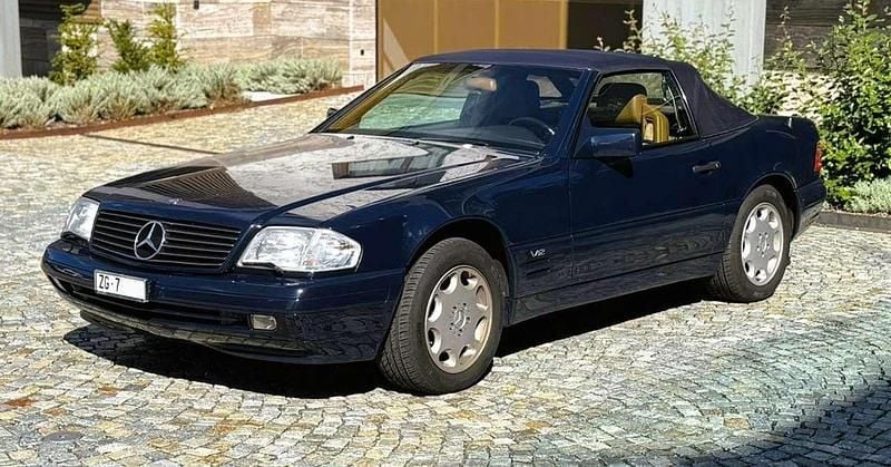 Blau Gebraucht 1996 Mercedes SL600 Cabrio | 29.500 € (Superpreis) - Bild 1/4