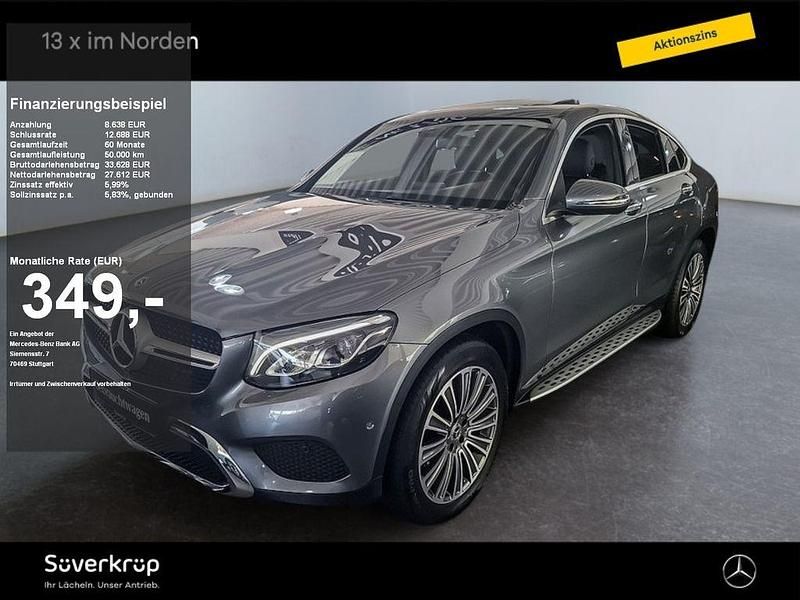 Grau Gebraucht 2019 Mercedes GLC250 AMG Coupé | 36.250 € (Fairer Preis) - Bild 1/4