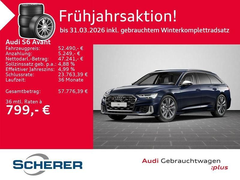 Gebraucht Audi S6 Ambiente 344 PS (253 kW) 2024 Firmamentblau metallic (metallic) Kombi
