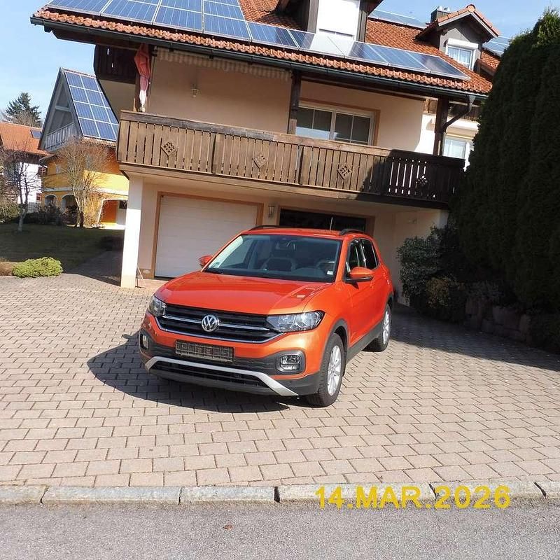 Gebraucht VW T-Cross 95 PS (69 kW) 2019 Orange SUV