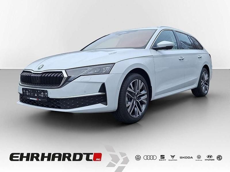 Neu Skoda Octavia 150 PS (110 kW) 2025 Moonweiss metallic Kombi