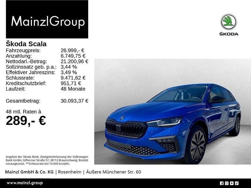 Neu Skoda 110 R Drive 150 PS (110 kW) 2025 Blau Limousine