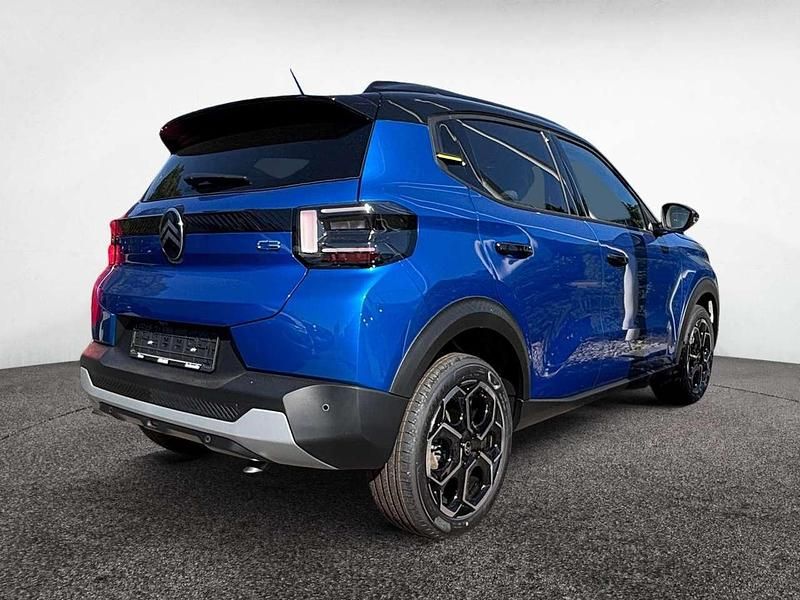 Neu Citroën C3 101 PS (74 kW) 2025 Lackierung bright blue/typ aussenverkleidung metalliclackierung Kleinwagen