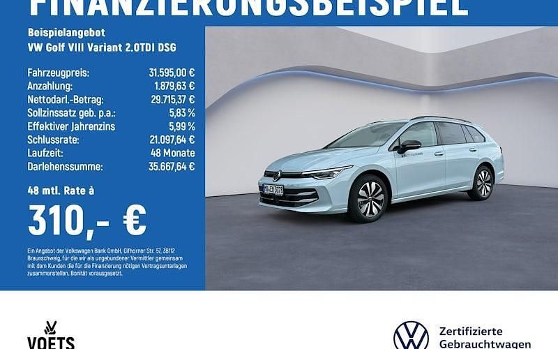 Gebraucht VW Golf VIII Goal 150 PS (110 kW) 2025 Blau Kombi