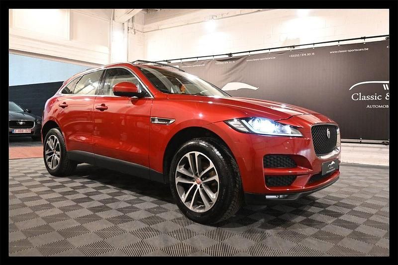 Rot Gebraucht 2017 Jaguar F-Pace R-Sport SUV | 11.950 € (Guter Preis) - Bild 1/4