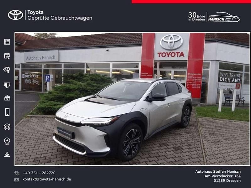 Cosmicsilber metallic Gebraucht 2022 Toyota bZ4X Comfort SUV | 34.990 € (Guter Preis) - Bild 1/4