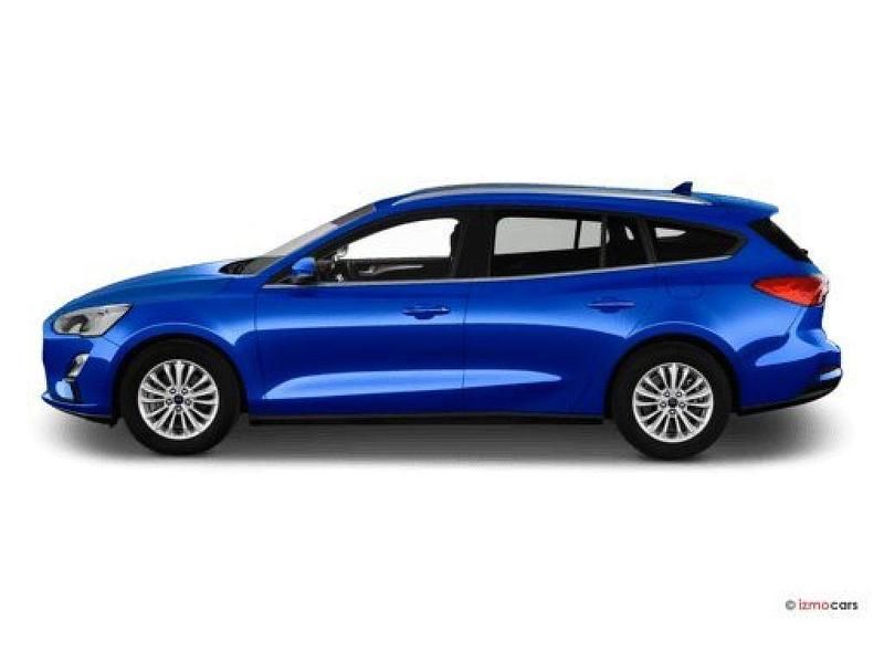 Gebraucht Ford Focus Titanium 125 PS (91 kW) 2020 Chromablau metallic (metallic) Kombi