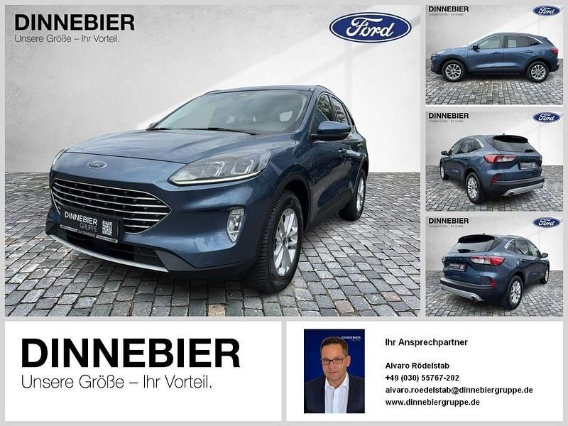 Blau Gebraucht 2021 Ford Kuga Titanium SUV | 19.780 € (Guter Preis) - Bild 1/3