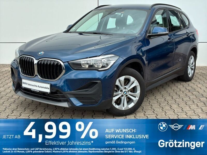 Blau Gebraucht 2021 BMW X1 SUV | 22.670 € (Guter Preis) - Bild 1/4