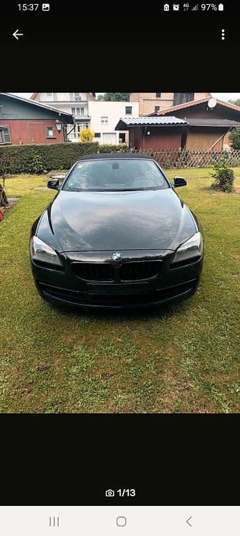 Schwarz Gebraucht 2014 BMW 640 Cabriolet Performance Cabrio | 16.900 € - Bild 1/4
