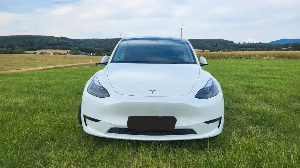 Gebraucht Tesla Model Y Long Range AWD 378 kW (514 PS) 2022 Weiß SUV
