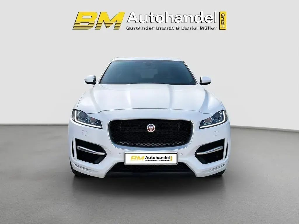 Gebraucht Jaguar F-Pace R-Sport 179 PS (131 kW) 2018 Weiß SUV