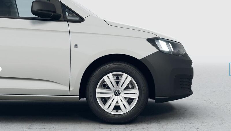 Neu VW Caddy 75 PS (55 kW) 2025 Candy weiß Van / Kleinbus