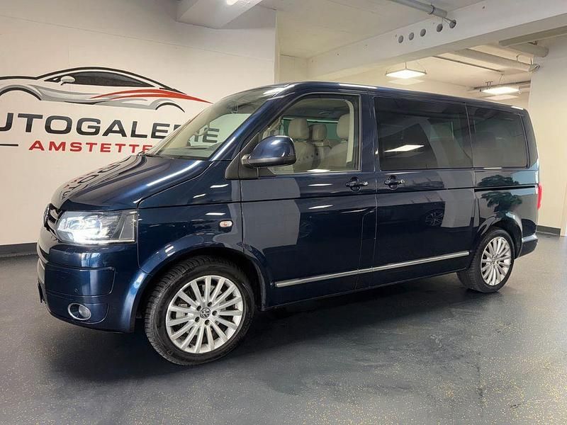 Usata VW T5 Highline 179 CV (131 kW) 2014 Blu Furgone