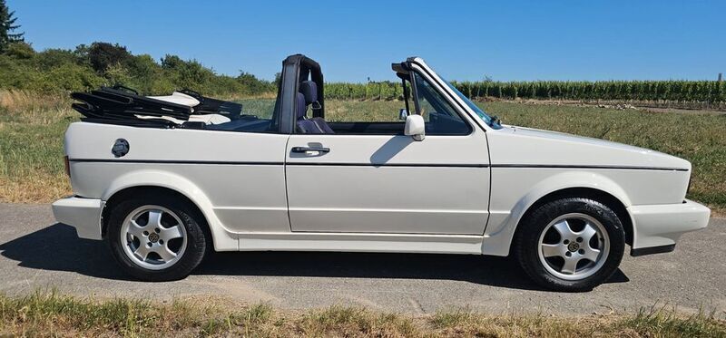 Weiß Gebraucht 1989 VW Golf Cabriolet Cabrio | 9.999 € - Bild 1/4