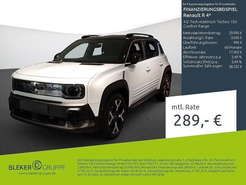 Weiß Gebraucht 2025 Renault 4 E-Tech Komfort SUV | 32.990 € (Guter Preis) - Bild 1/3