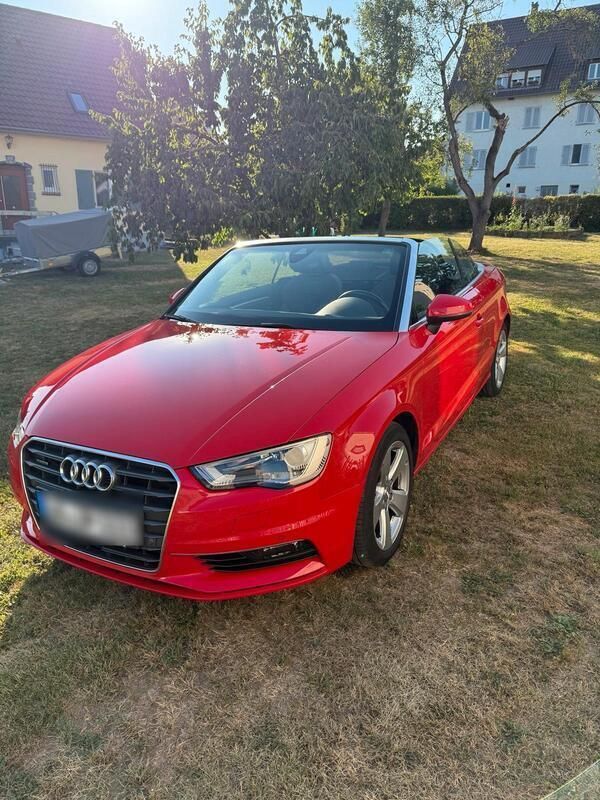 Rot Gebraucht 2014 Audi A3 Cabriolet Design Cabrio | 12.650 € - Bild 1/4