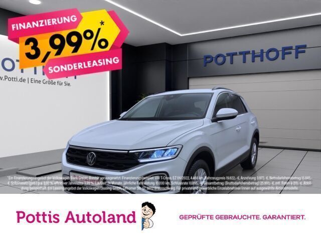 Weiss Gebraucht 2023 VW T-Roc Life SUV | 21.977 € (Guter Preis) - Bild 1/4