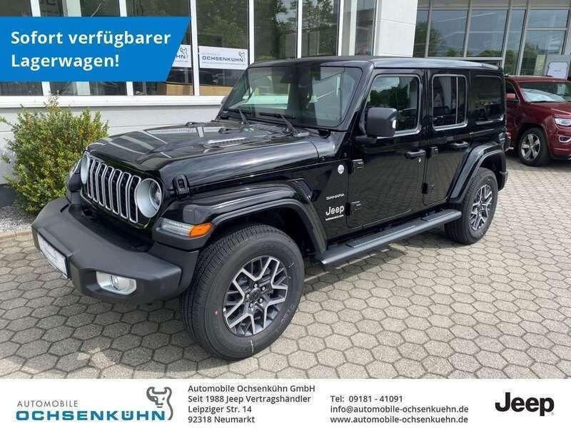 Schwarz Neu 2024 Jeep Wrangler Sahara SUV | 62.890 € (Fairer Preis) - Bild 1/4