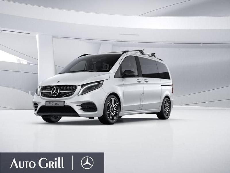 Bergkristallweiss metallic Gebraucht 2024 Mercedes V250 AMG Van / Kleinbus | 59.980 € (Guter Preis) - Bild 1/4