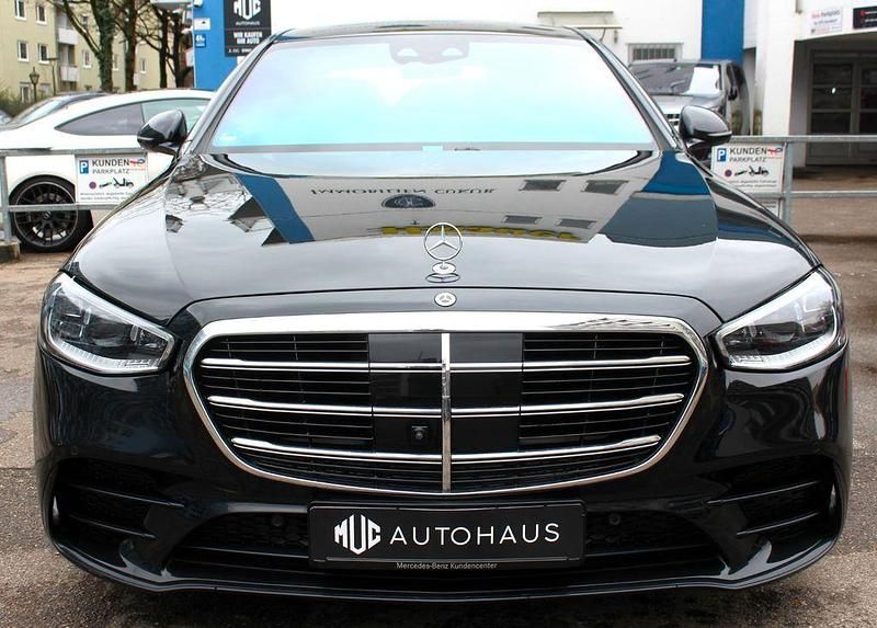 Schwarz Gebraucht 2021 Mercedes S400 AMG line Limousine | 82.999 € (Teuer) - Bild 1/4