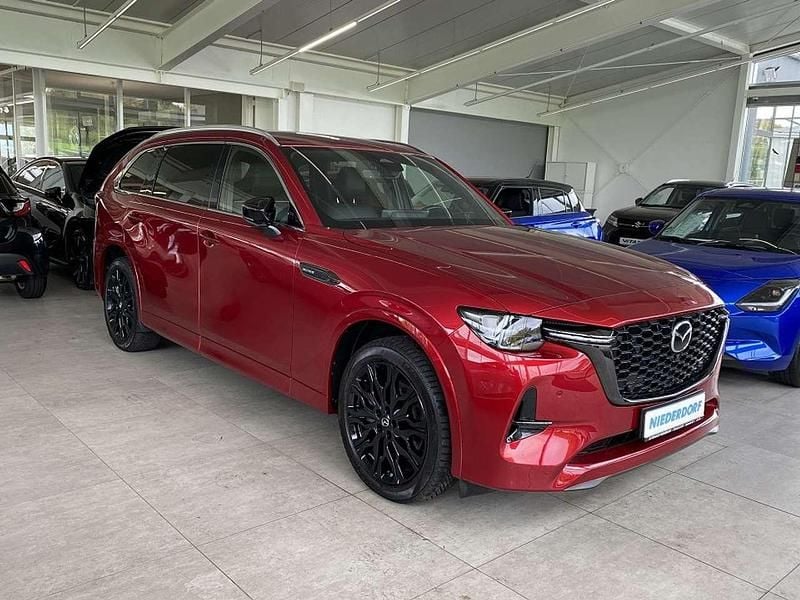 Rot Gebraucht 2025 Mazda CX-80 Homura-Line SUV | 48.400 € (Superpreis) - Bild 1/4