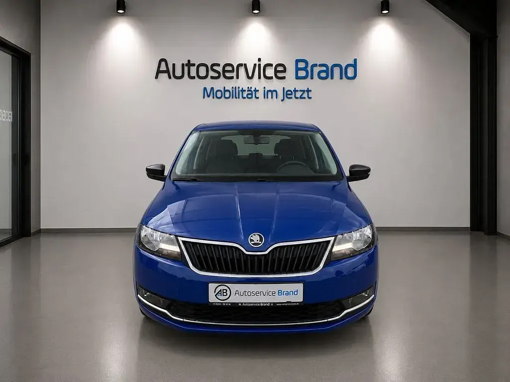 Gebraucht Skoda Rapid Style 95 PS (69 kW) 2019 Blau Kleinwagen