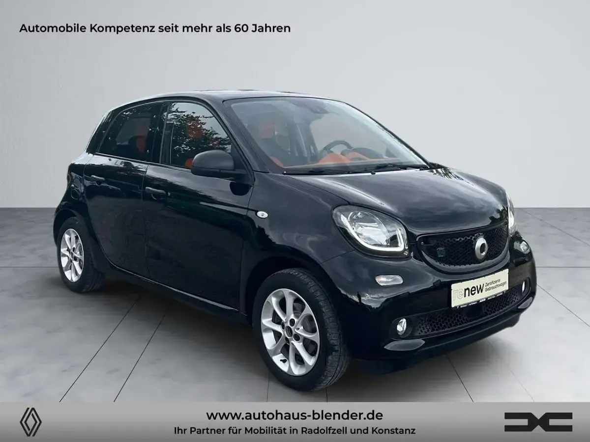 Gebraucht Smart ForFour Electric Drive Passion 60 kW (82 PS) 2018 Schwarz Limousine