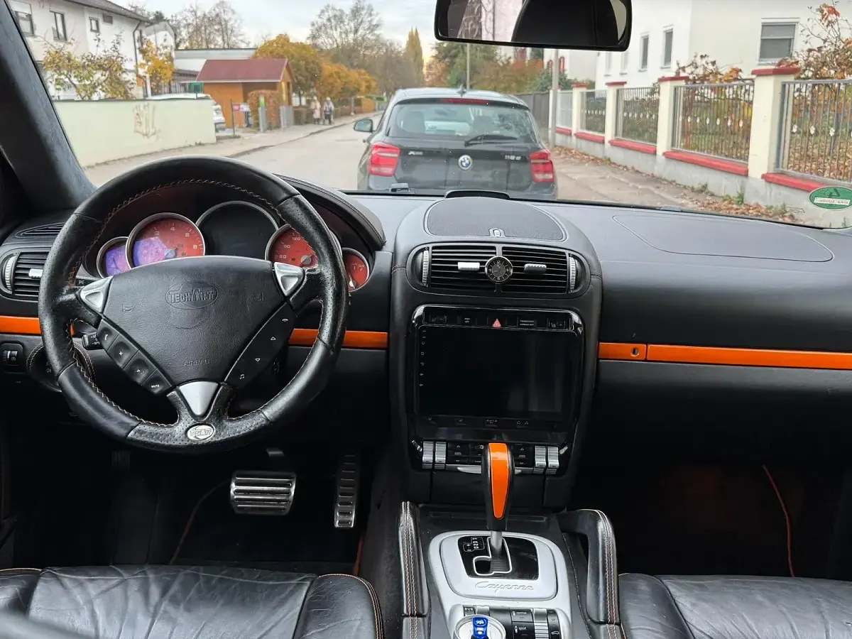 Gebraucht Porsche Cayenne Turbo 500 PS (367 kW) 2004 Orange SUV