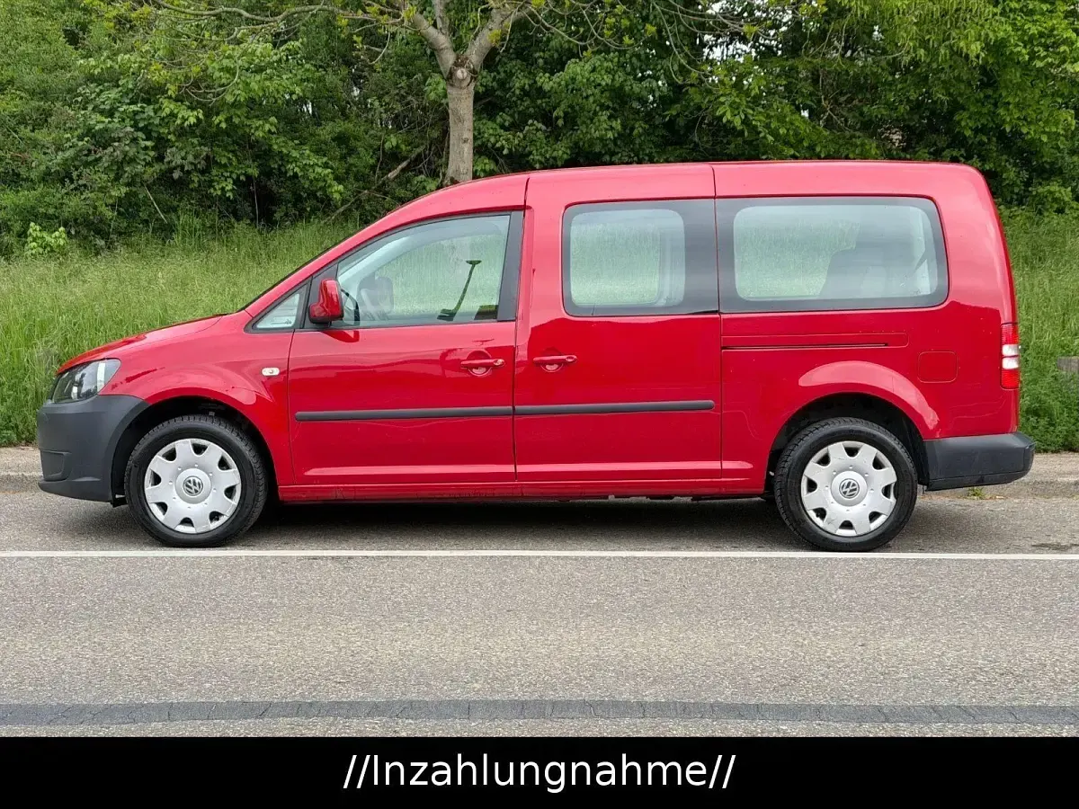 Gebraucht VW Caddy Trendline 105 PS (77 kW) 2013 Rot Van / Kleinbus