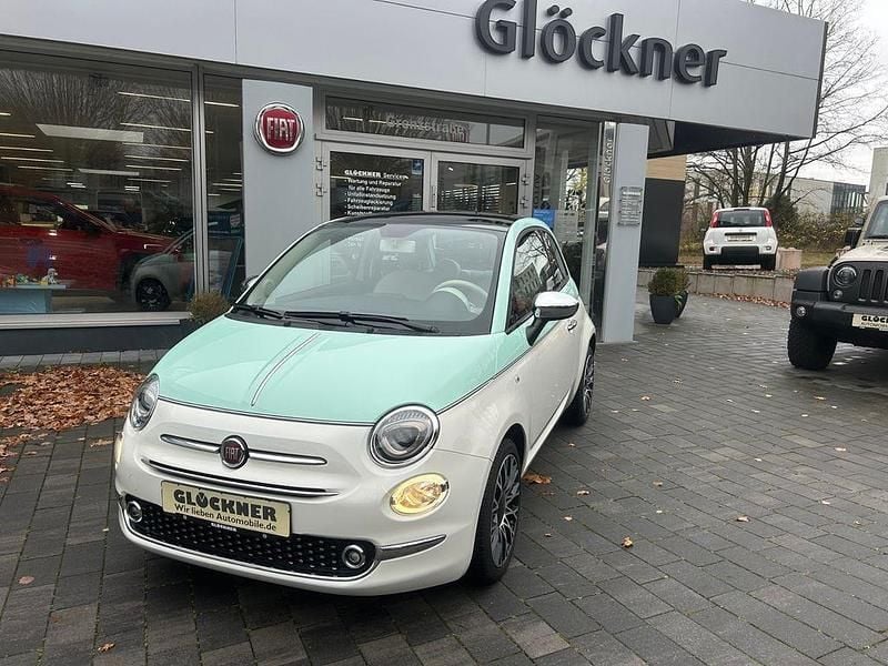 Gebraucht Fiat 500 Collezione 69 PS (50 kW) 2018 Grün Kleinwagen